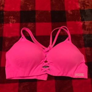 Large Pink Victoria secret bra